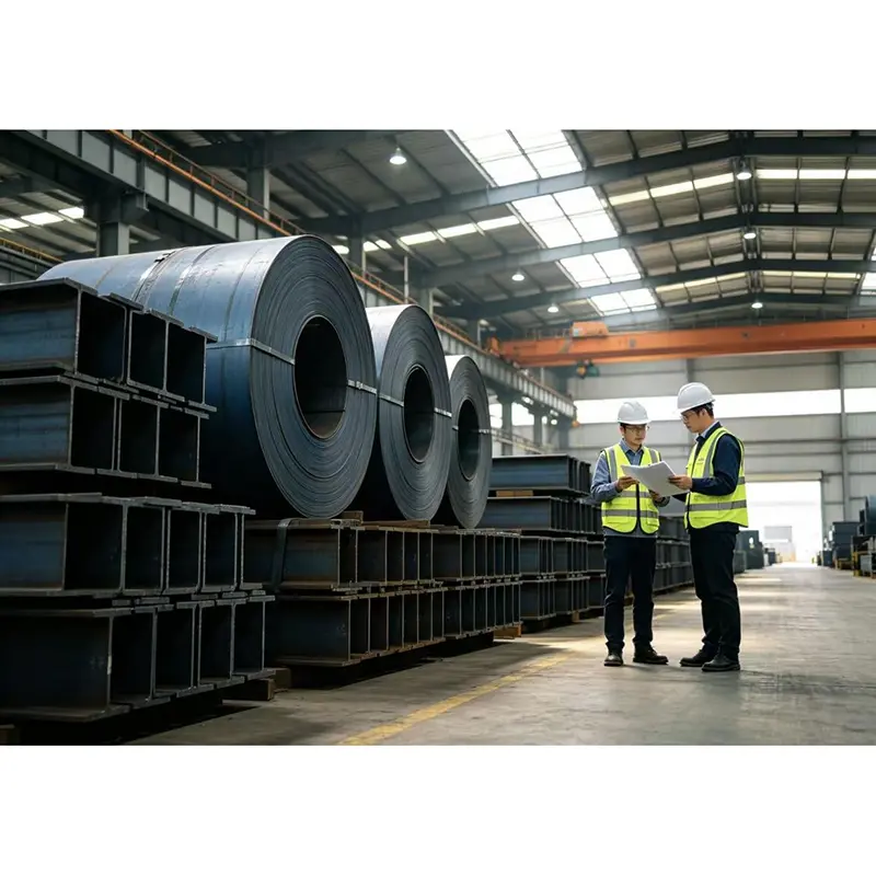 Estrutura de aço para fábrica industrial
