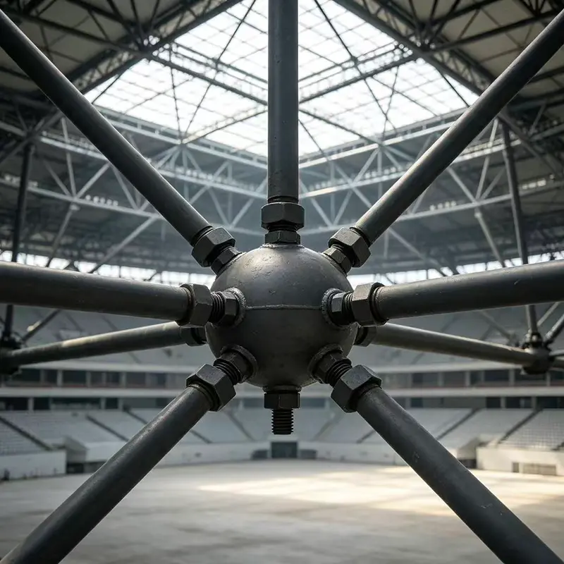 Estrutura de aço Space Frame para grandes locais